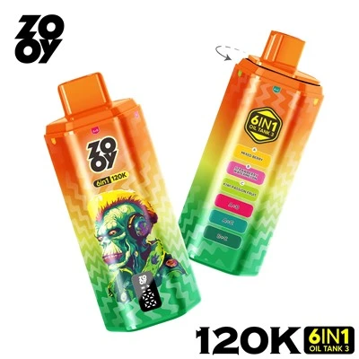 ZOOY 6 FLAVORS 120K توپ تارقىتىش E - تاماكا